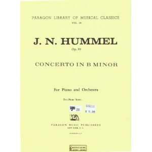   Hummel   Concertino in B Minor Op. 89, Paragon Music 