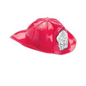  Deluxe Child Firefighter Costume Hard Hat Toy Helmet Toys 