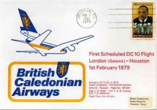 GB, 1979, BRITISH CALEDONIAN AIRWAYS COVER, DC 10  