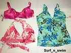 SUNSETS SEPARATES swim suit XL 34 D cup bikini top 53t  