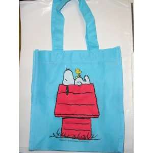  Peanuts Snoopy Gift Tote Bag ~ Light Blue Toys & Games