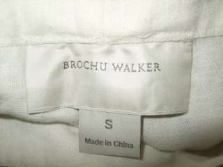 Desciption $325 Brochu Walker Saks Fifth Ave Cool Linen Pants S