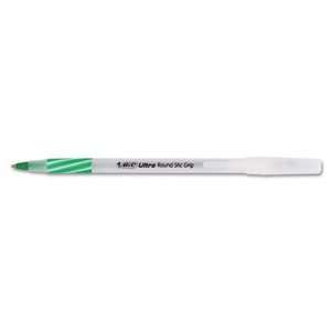  Ultra Round Stic Grip Pen Translucent Barrel Gre Case Pack 
