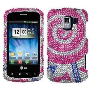 MYBAT Sugar Rush Lollipop Diamante Phone Protector Cover for LG LS700 