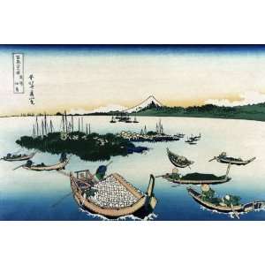  Tsukada Island in Musashi Province 20x30 Canvas