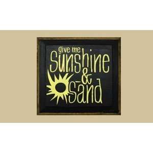   Gifts CV1212GMS Give Me Sunshine and Sand Sign Patio, Lawn & Garden