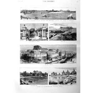   1885 Bundelkhund India Fort Samptar Jhansi Sukkur War