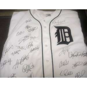  Detroit Tigers 2011 Autographed Signed Baseball Jersey 