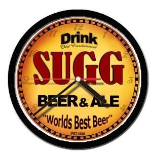  SUGG beer and ale cerveza wall clock 