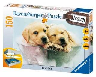 15. Sudsy Pups Travel Jigsaw Puzzle by RAVENSBURGER