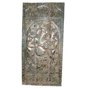   Carved Wood Door Shutters Panel Carving 72 Inch