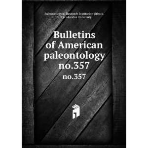   Paleontological Research Institution (Ithaca  Books