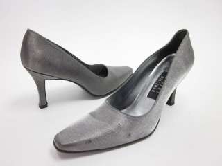 STUART WEITZMAN Silver Pumps Heels Shoes Size 8 AA  