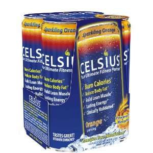  Celsius Calorie Burner Drink    Sparkling Orange    12 oz 