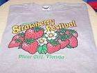 STRAWBERRY FESTIVAL 2000 Plant City Florida T Shirt LG
