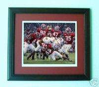 Alabama Football Daniel Moore Rocky Stop print framed  