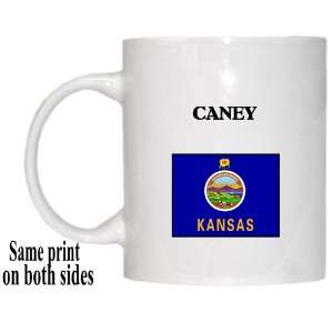  US State Flag   CANEY, Kansas (KS) Mug 