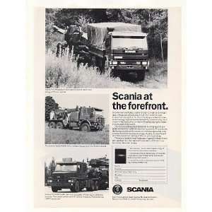 1988 Scania P112HK 4X4 6X6 T112E 6X4 Military Trucks Print 