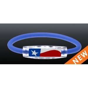    Texas Magnetic Negative Ion Flag Wristband