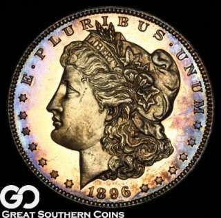 1896 Morgan Silver Dollar PROOF SOLID GEM PF++ ** ULTRA RARE 