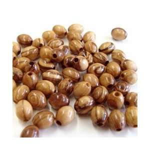  9x7mm Rosary Beads (60 beads)   Bethlehem Oval Olive wood 