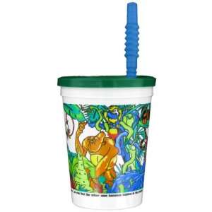 Jungle Design Kids Cup w/ Lid & Straw   Case  250  