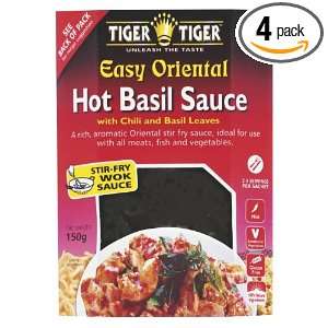   Easy Oriental Stir Fry Sauce Hot Basil Sauce, 5.3 Ounce (Pack of 4