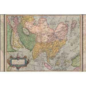  1670 Map of Asia by Ortelius   24x36 Poster Everything 