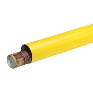    BOXP3012Y   3 x 12 Yellow Mailing Tubes with Caps