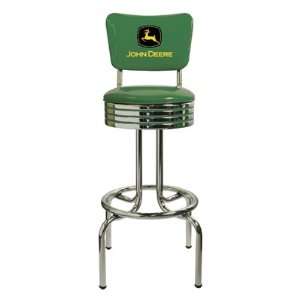  John Deere Green Swivel Bar Chair