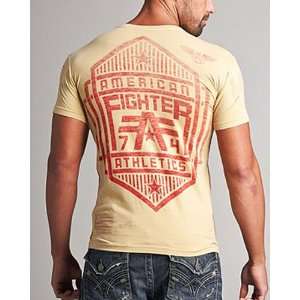    American Fighter Yellow Stonehill T Shirt