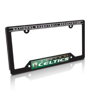  NBA Boston Celtics Black License Plate Frame Automotive