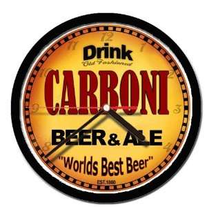  CARBONI beer and ale cerveza wall clock 