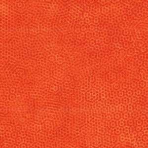  Dimples quilt fabric by Andover Fabrics, Orange stipple 