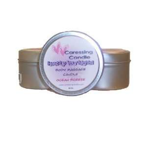  Caressing Candle Body Massage Candle, Ocean Breeze Health 