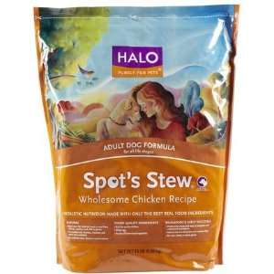  Halo Spots Stew Adult Dog   Chicken   15 lb (Quantity of 