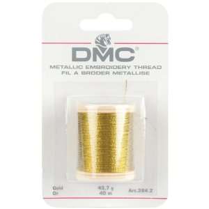  DMC Metallic Embroidery Thread 43.7 yards Gold Arts 