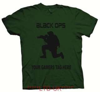 CALL OF DUTY   BLACK OPS   KIDS T SHIRTS   PERSONALISED  