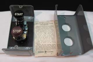 VTG NOS GE START STOP SWITCH~PUSH BUTTON INDUSTRIAL~ON OFF~EXPLOSION 
