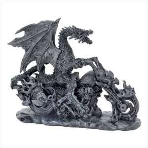  Biker Dragon Figurine