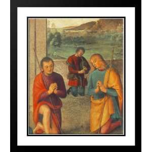  Perugino, Pietro 20x23 Framed and Double Matted The 