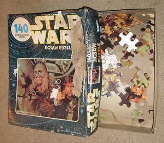 1978 Kenner Star Wars 140 Jigsaw Puzzle Han Solo & Chew  