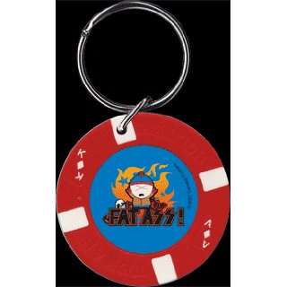  FatAss Cartman Poker Chip Keychain by South Park Sports 