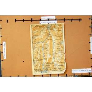  MAP 1895 FRANCE CAUTERETS VAL DE LUTOUR VIGNEMALE