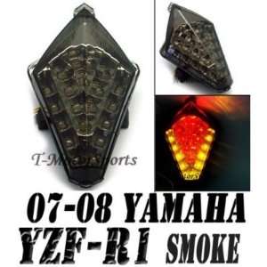  LED TAIL LIGHT+SIGNAL for 07 08 YAMAHA YZF R1~CRYSTAL 