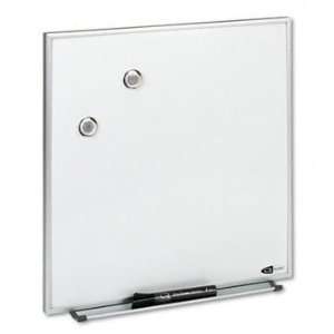  Magnetic Dry Erase Board, Painted Steel, 16 x 16, White 