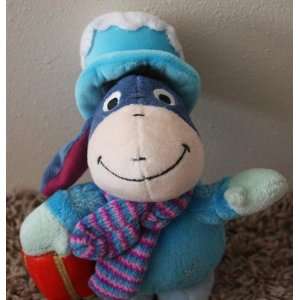   Up Winter Holiday Old Fashioned Christmas Time Eeyore Doll with