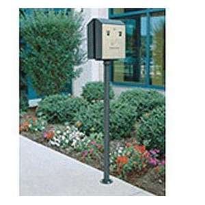   Mount Pole For Smokers Station, Black, 2Dia X 51H