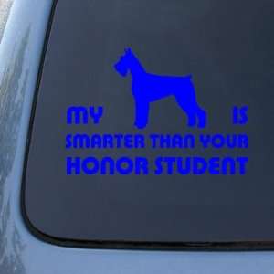   GIANT SCHNAUZER   Dog Sticker #1528  Vinyl Color Blue Automotive