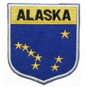  State Of Alaska AK Shield Flag Embroidered Applique Patch 